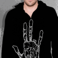The Banner : Wolf White Print (Zip)