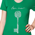 Bon Iver : Key (Girls) - Continental T-Shirt