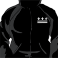 Black Cross : Skull (Zip)