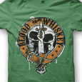 Blood Or Whiskey : Skull (Mens & Womens Green)