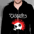 The Casualties : Mohawk Skull (Zip)