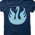 The Chakras : Flame Swan (Navy)