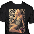 Debbie Harry : Zebra Print Fitted Tee