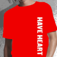 Have Heart : Side Logo Red