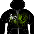 In Flames : Green Jester Splatter (Zip)