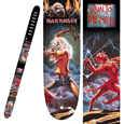 Iron Maiden : Run To The Hills Leather Guitar Strap