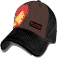 Jimi Hendrix : Black Print Flex Cap