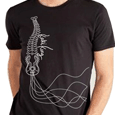 Kaki King : Squid (Mens Black)