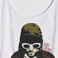Kurt Cobain : White Kurt Smoking Dolman Jrs Tee