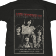 Led Zeppelin : Stockholm - Black SLIM FIT (Size XXL Only)