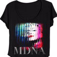 Madonna : MDNA Photo - Black Dolman T-Shirt