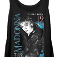 Madonna : Black Who's That Girl Jrs Scoop Tank (USA Import)