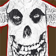 Misfits : Fiend Skull (All Over Print)