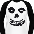 Misfits : All Over Skull (Long Sleeve T-Shirt)