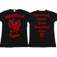 Motorhead : England Black Red Skinny