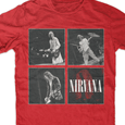 Nirvana : Square Photos - Red (XXL Only)