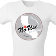 No Use For A Name : California Circle - White (Girls)