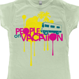 People On Vacation : Winnebago - Girls Green Tee