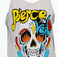 Pierce The Veil : Skull Ash Tank Top