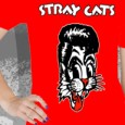 Stray Cats : 1-Line Logo (Red) (Girls)