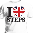 Steps : Union Jack Heart (White)