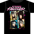 Steel Panther : Squares (Black)