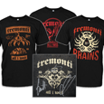 Mark Tremonti : 3x T-Shirts With Autographed Card (Bundle 4)
