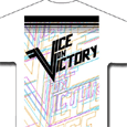 Vice On Victory : 80s Blue/Purple Logo