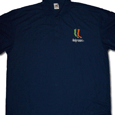 The Wolfe Tones : Heads polo shirt (Blue)