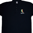 The Wolfe Tones : Heads polo shirt (Black)