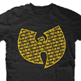 Wu-Tang Clan : Black Repeat Logo Mens Tee (XXL Only)