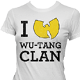 Wu-Tang Clan : White I Love Wu-Tang Clan Jrs Tissue Tee