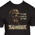Zombi : We Are Going To Eat You Fitted Tee