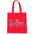 Beatles : Silver Drop T Logo (Red) (Eco-Shopper)