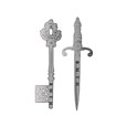 Bring Me the Horizon : Dagger Keychain