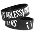 Fearless Vampire Killers : Militia - White (1 Inch Thick Silicone Wristband)