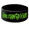 Fearless Vampire Killers : FVK Black - (1 Inch Thick Silicone Wristband)