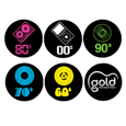 Gold Radio : Badge Set