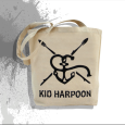 Kid Harpoon : Anchor Tote Bag (White)