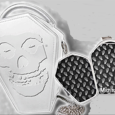 Misfits : White Emb Coffin Case