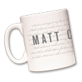 Matt Cardle : Lyric Mug