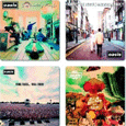 Oasis : Mixed Designs (4 Piece Coaster Set)