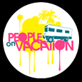 People On Vacation : Sticker Set (Pack of 3)