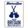 Status Quo : Made In Britain - World Tour - Tea Towel