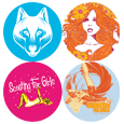 Scouting For Girls : Tour Badge Set SALE ITEM REDUCED PRICE