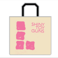 Shiny Toy Guns : Pink Logo (White)