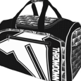 Throwdown : Black Duffle Bag With White Logo