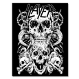 Slayer : Black and White Skull Print Set