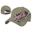Coca Cola : Olive Winged Logo Adj Cap