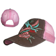 Miami Ink : Pink Trucker Bird & Flower